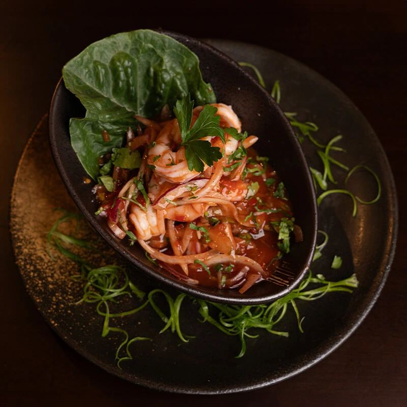 Ceviche de camaron colombiano