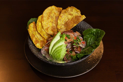 Ceviche de chicharron